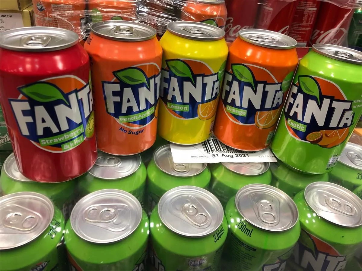 różne smaki Fanta na świecie