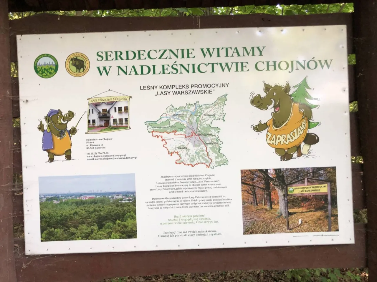 Szlaki rowerowe Chojnowski Park Krajobrazowy