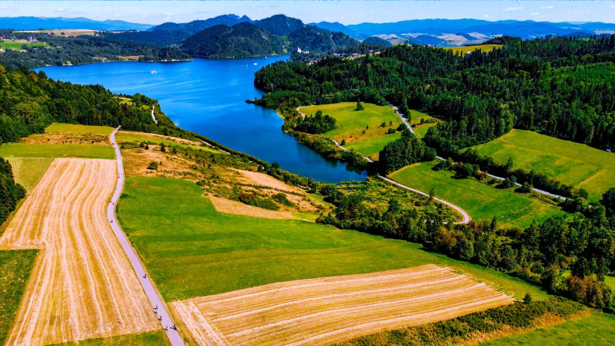 Velo Czorsztyn trasa rowerowa widoki