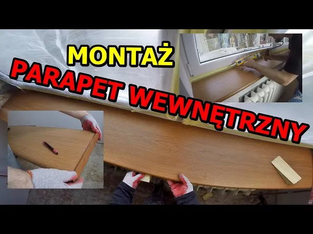 montaż parapetu wewnętrznego krok po kroku