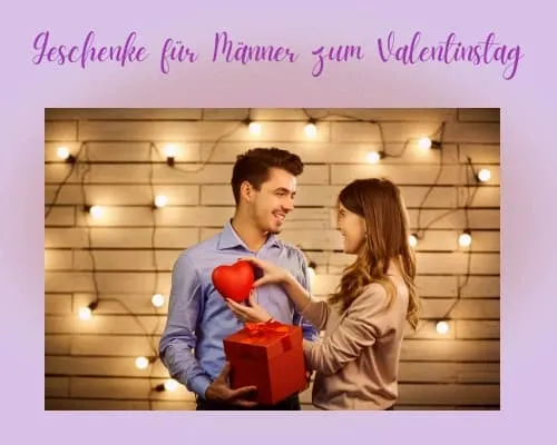 Modernes Valentinstagsgeschenk f&uuml;r M&auml;nner, pers&ouml;nliche Notiz, liebevolle Geste