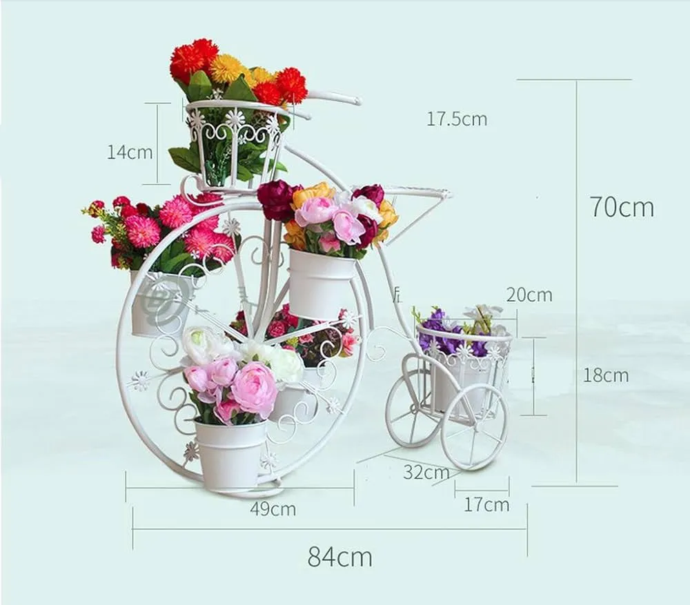 montaż doniczek na rowerze, uchwyty do doniczek na rower