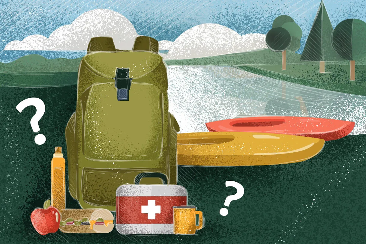 co zabrać na spływ kajakowy lista