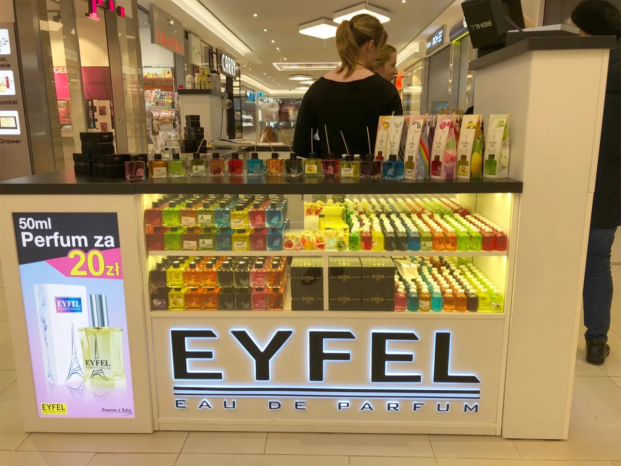 wyspa Eyfel w galerii handlowej