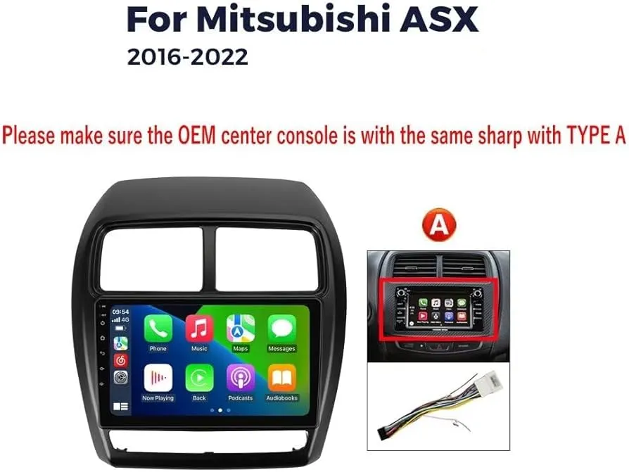 Mitsubishi ASX aftermarket Android Auto radio