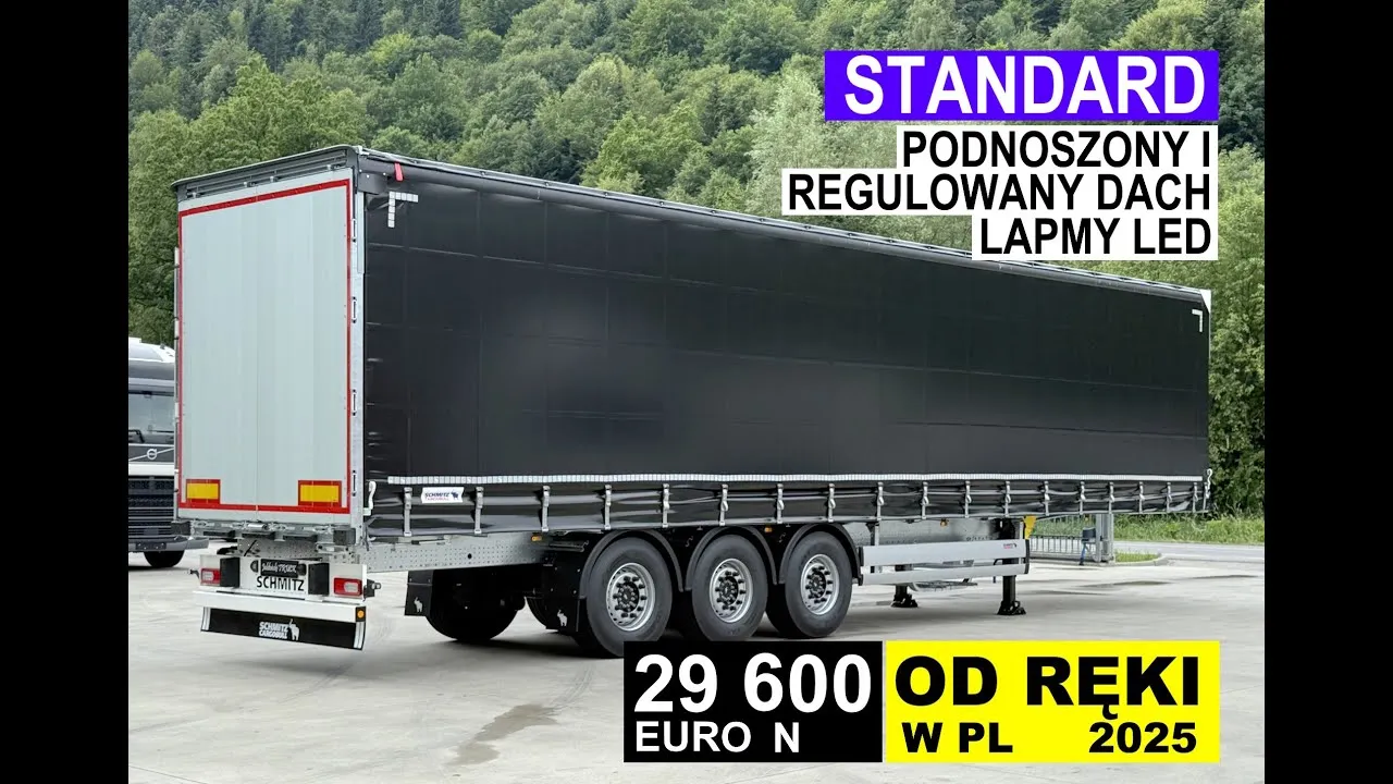 Naczepa Varios schemat działania regulacji dachu