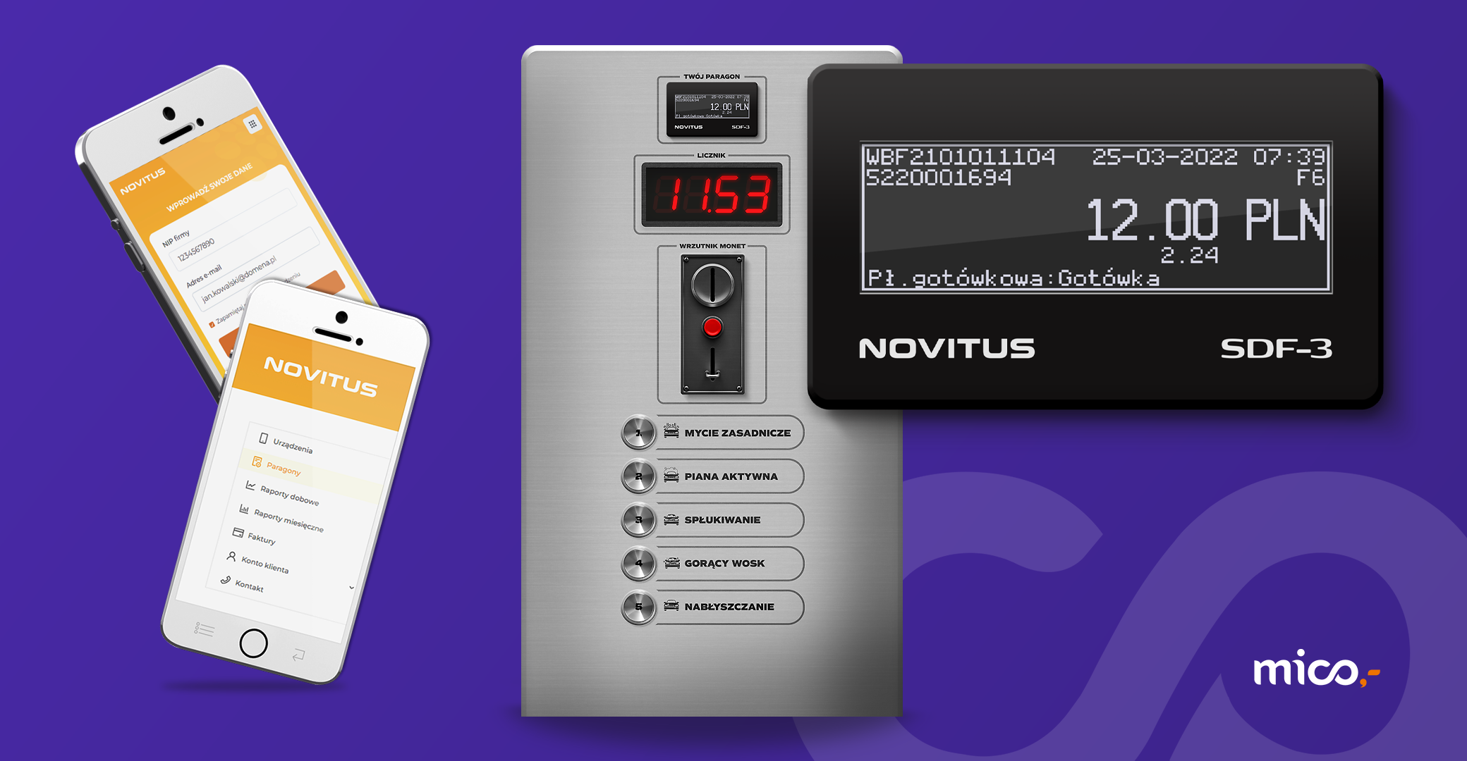 kasa fiskalna online myjnia samoobsługowa