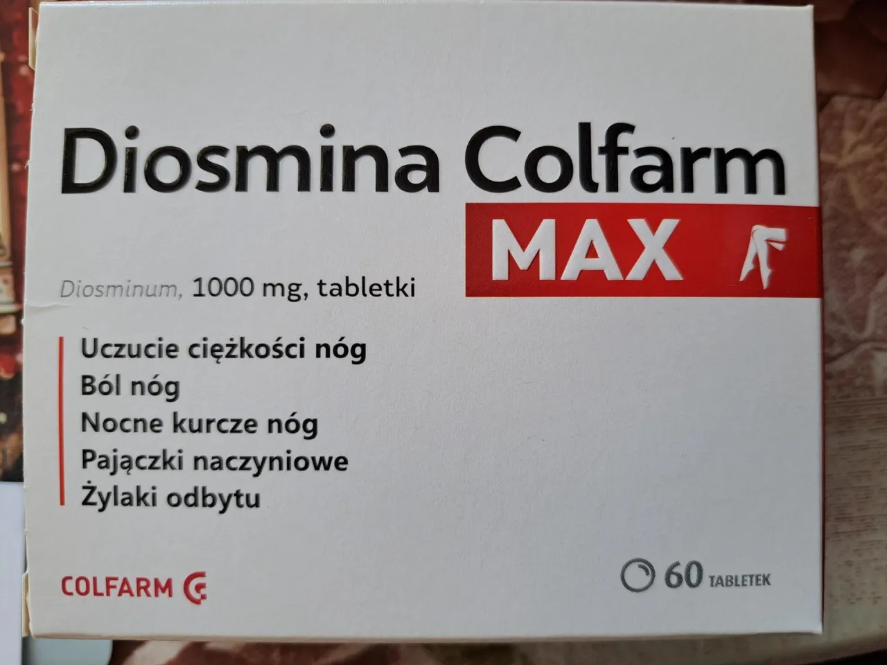 Diosmina 1000 mg działanie naczyniowe