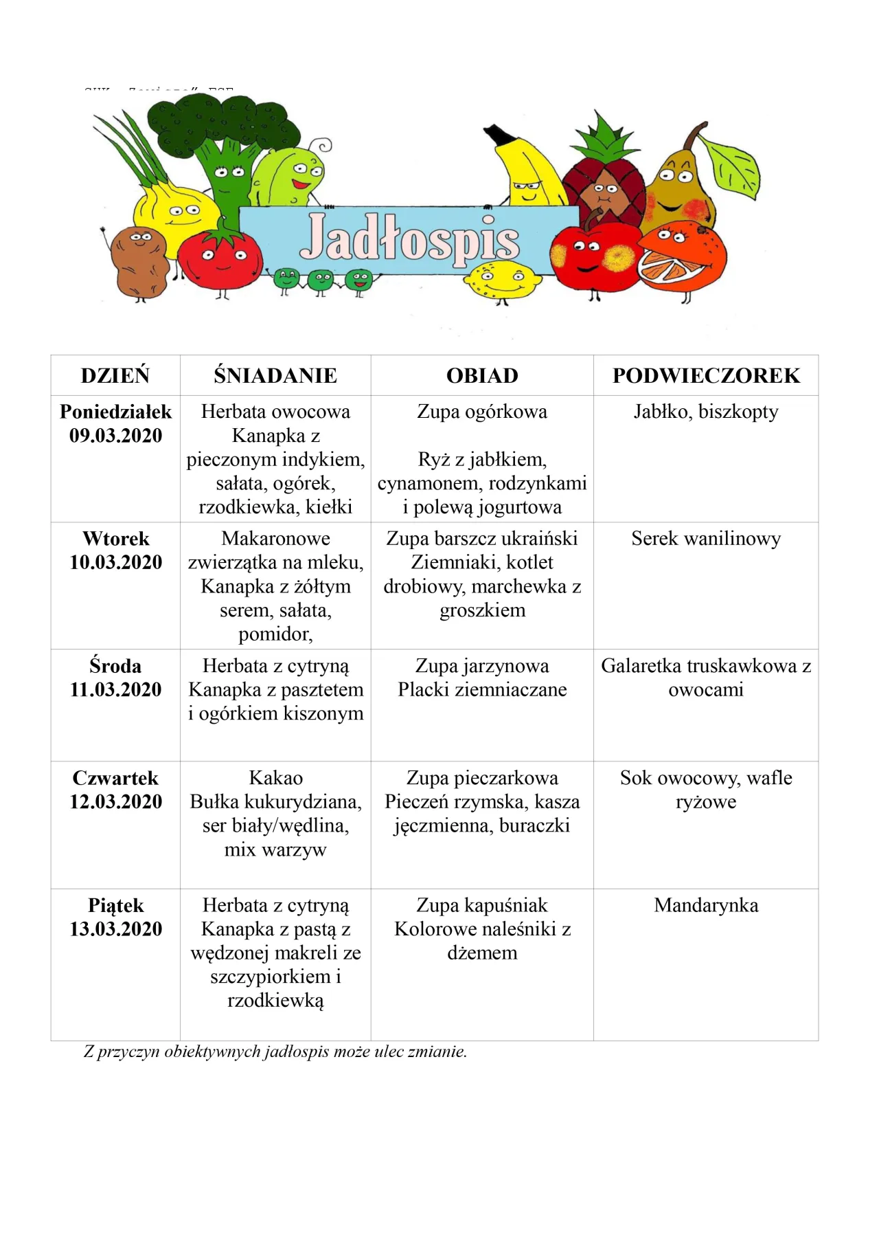 Zdjęcie Jak powinien wyglądać jadłospis w przedszkolu? 10 kluczowych zasad