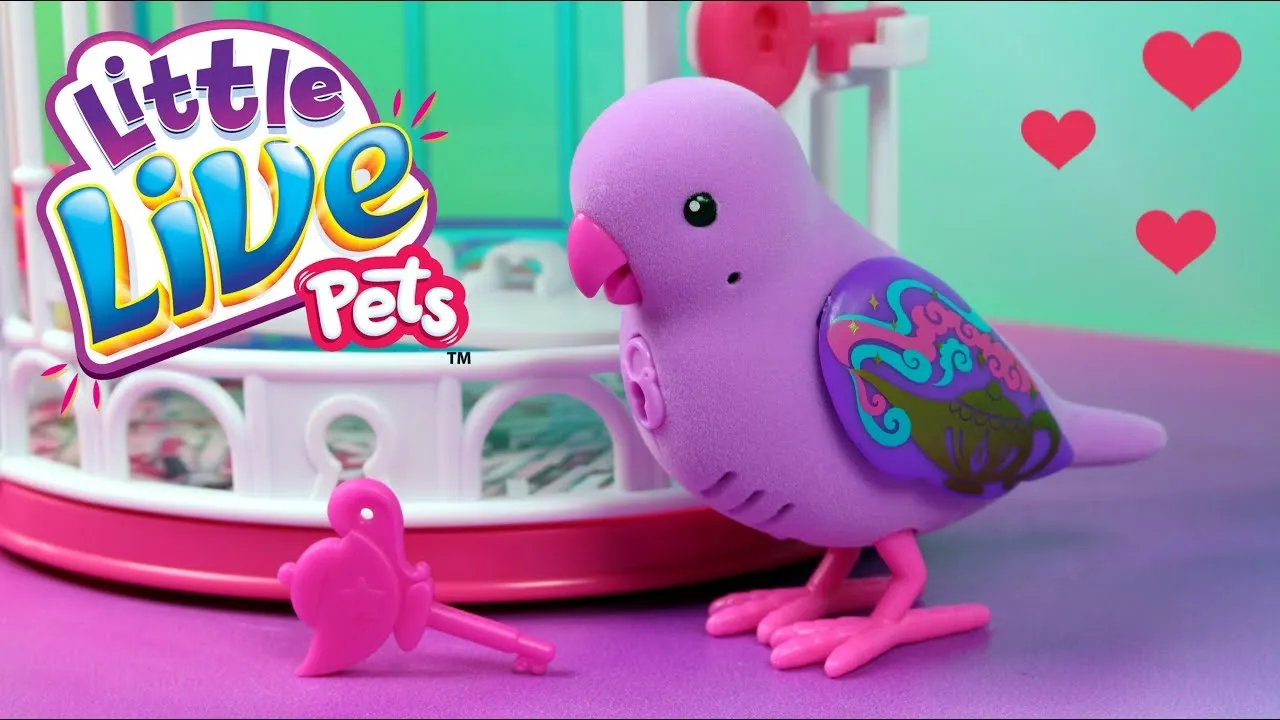 Little Live Pets papuga w klatce