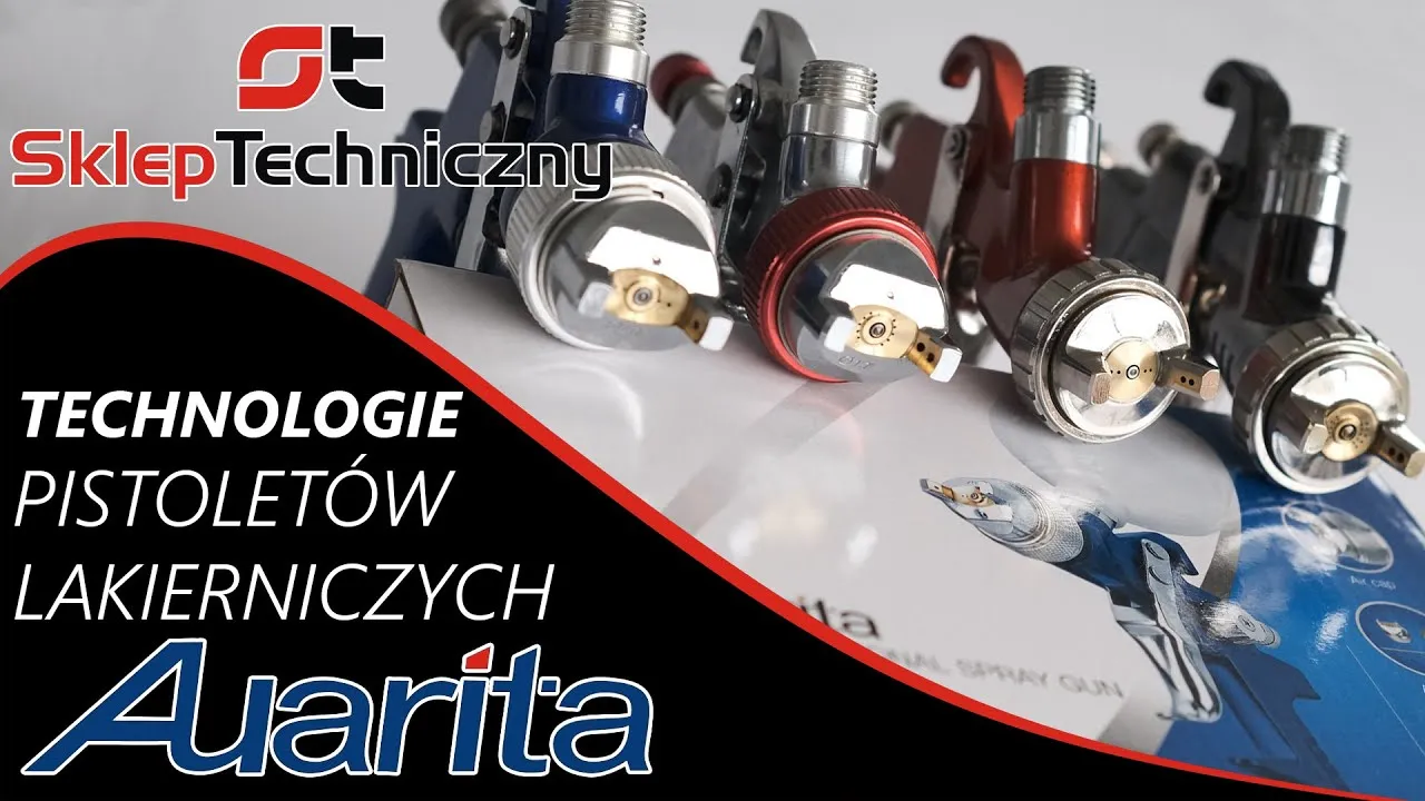 różne typy pistoletów lakierniczych HVLP LVLP RP HP