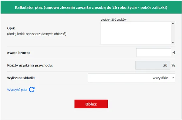 umowa zlecenie kalkulator netto 2026, porównanie stawek