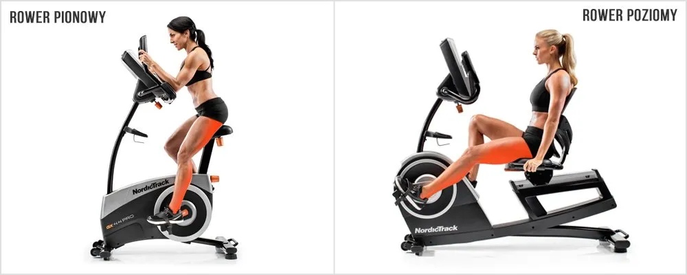 rower stacjonarny poziomy i pionowy porównanie