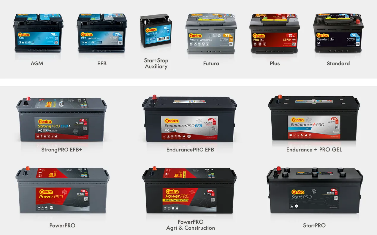 rodzaje akumulatorów samochodowych