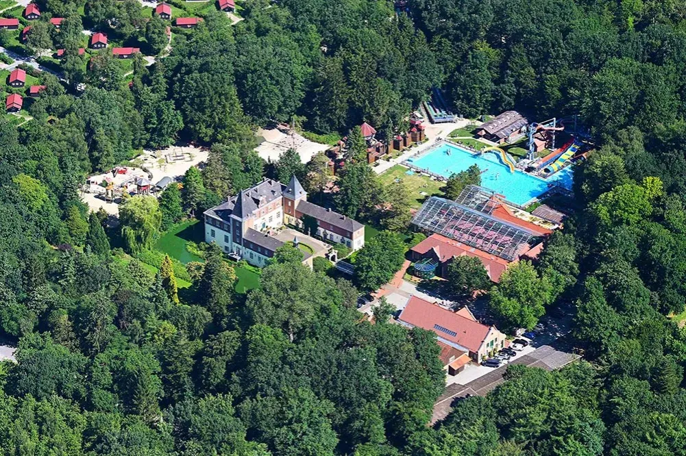 Schloss Dankern Dankernsee Luftaufnahme