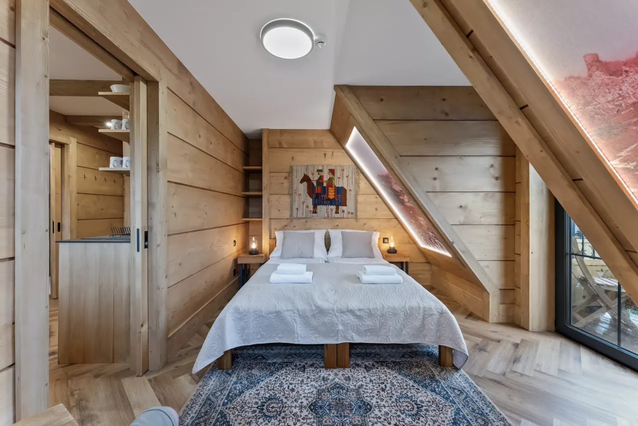 Kościelisko widok na Czerwone Wierchy