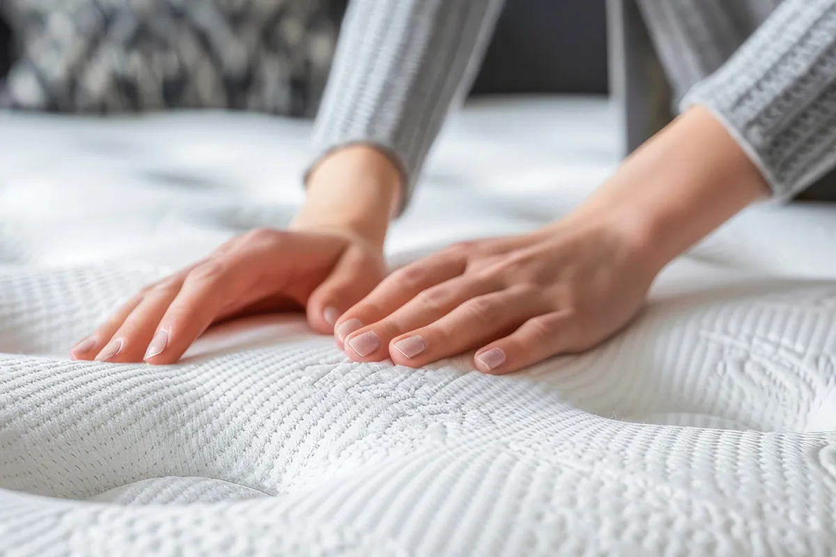 Rysunek przedstawiający trzy pozycje snu (na boku, plecach, brzuchu) i optymalne krzywizny kręgosłupa