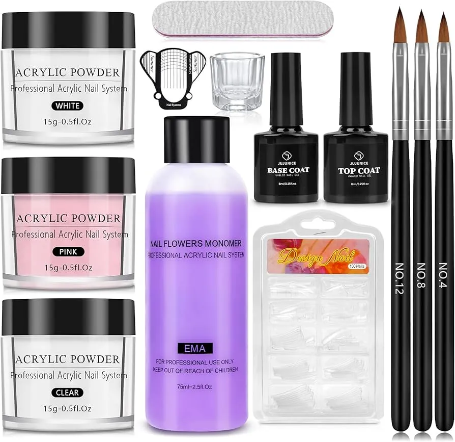 zestaw do paznokci akrylowych dla początkujących