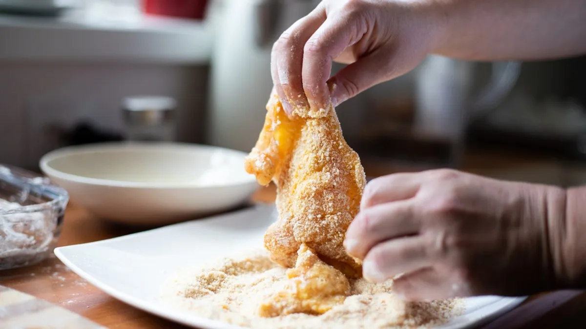 Panierka kurczaka nie odpada triki