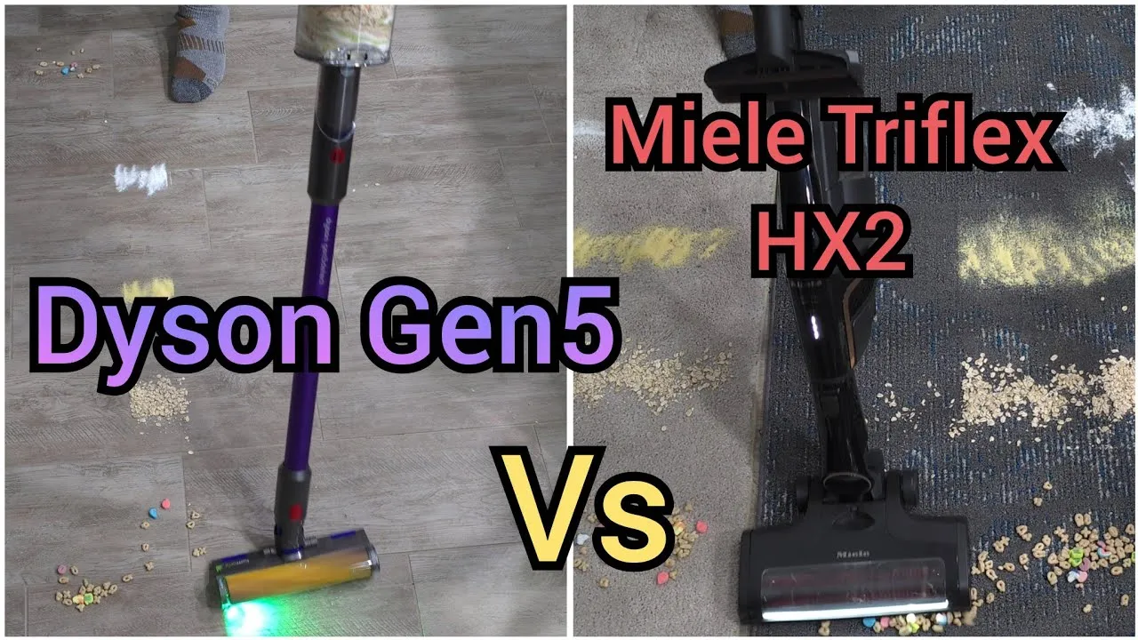 Miele Triflex HX2 vs Dyson Gen5detect comparison