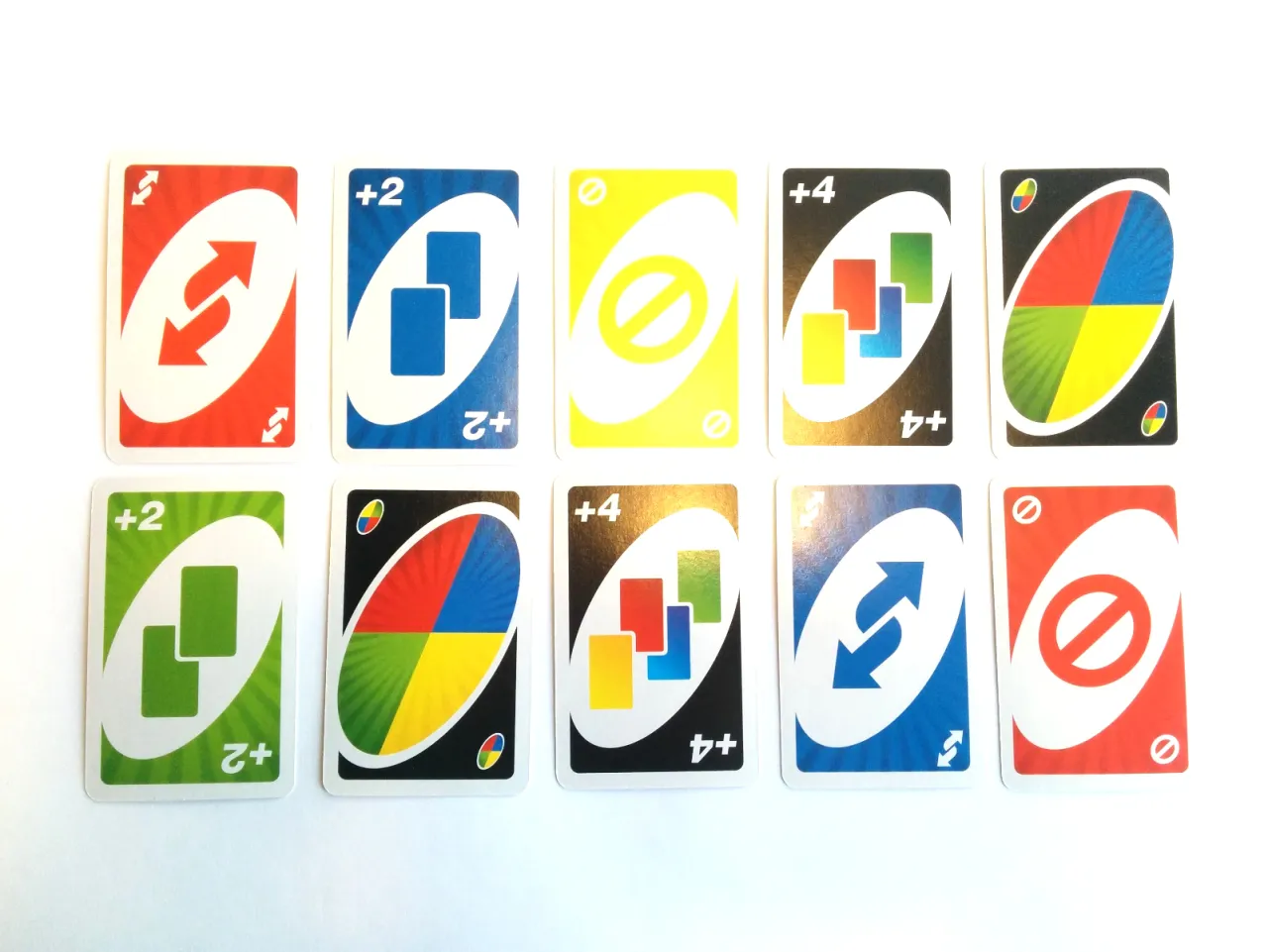 karty akcji uno grafika