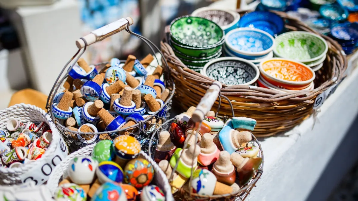 Greckie pamiątki r&oacute;żnorodność