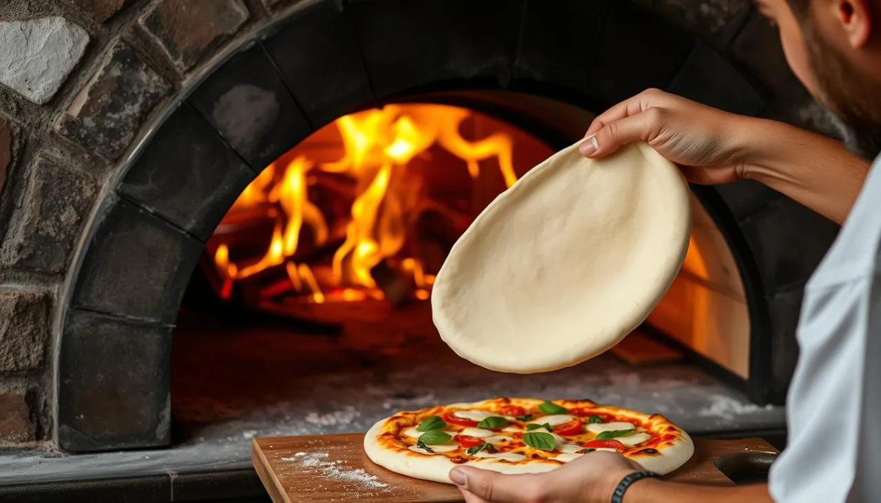 podpiekanie spodu pizzy