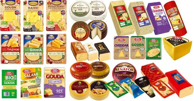 sery z podpuszczką zwierzęcą przykłady