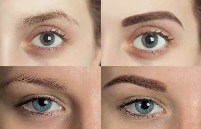 Permanent Make-up Augenbrauen Vorher Nachher Berlin