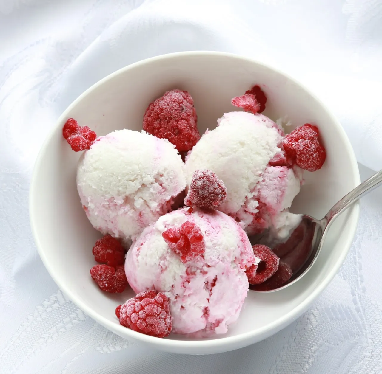 zdrowe składniki na lody owoce jogurt