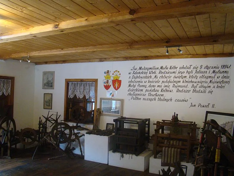 Dom Urodzenia Maksymiliana Kolbego wnętrze