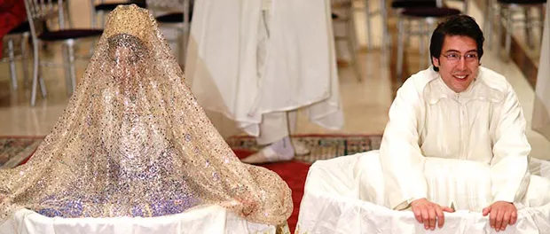 Str&oacute;j gościa na muzułmańskim weselu