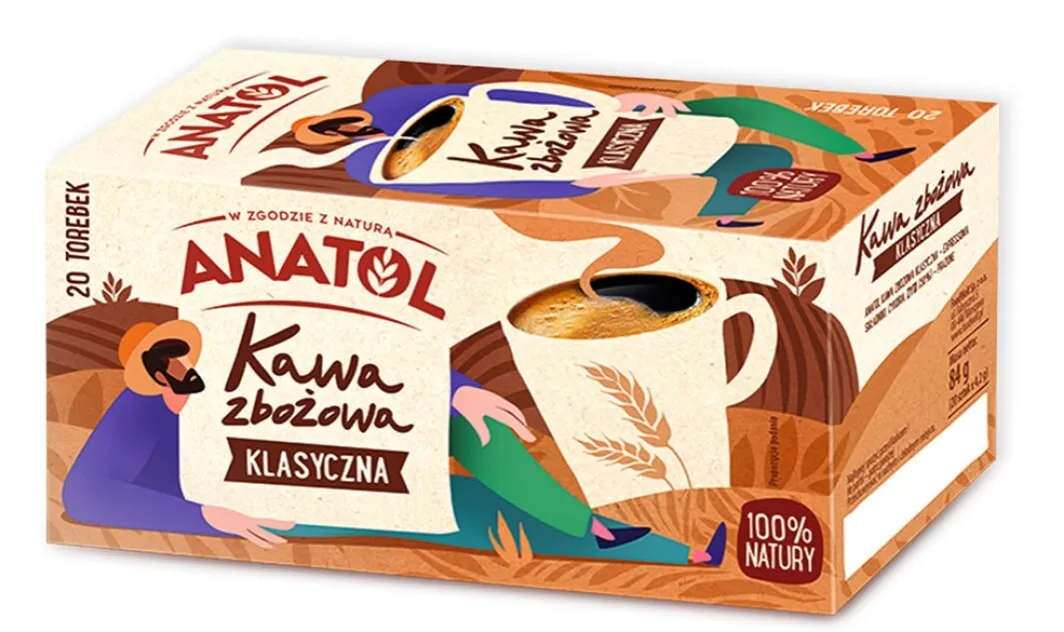 kawa bezkofeinowa i zbożowa