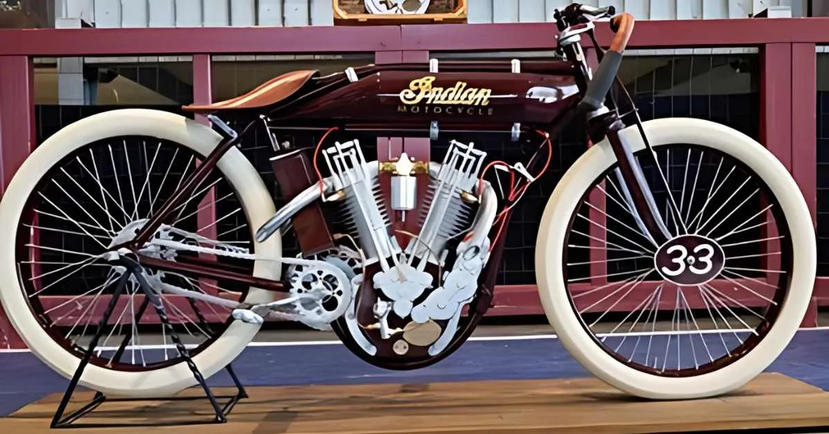 Motos clásicas y de competición en un restaurante