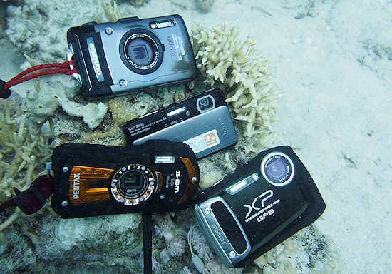 por&oacute;wnanie parametr&oacute;w aparat&oacute;w podwodnych