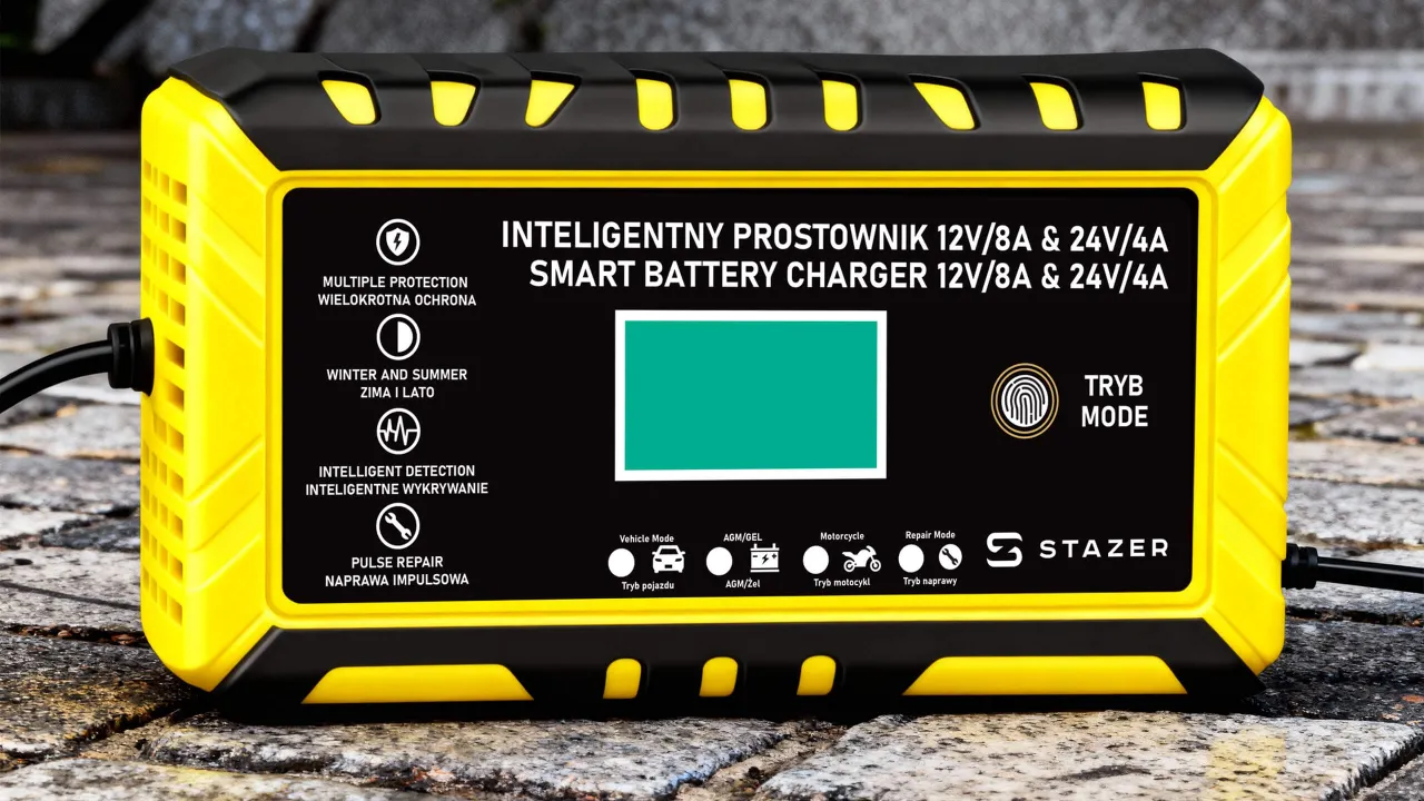 prostownik inteligentny zabezpieczenie przed odwrotną polaryzacją