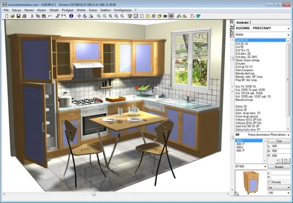 projekt kuchni 3d darmowy program