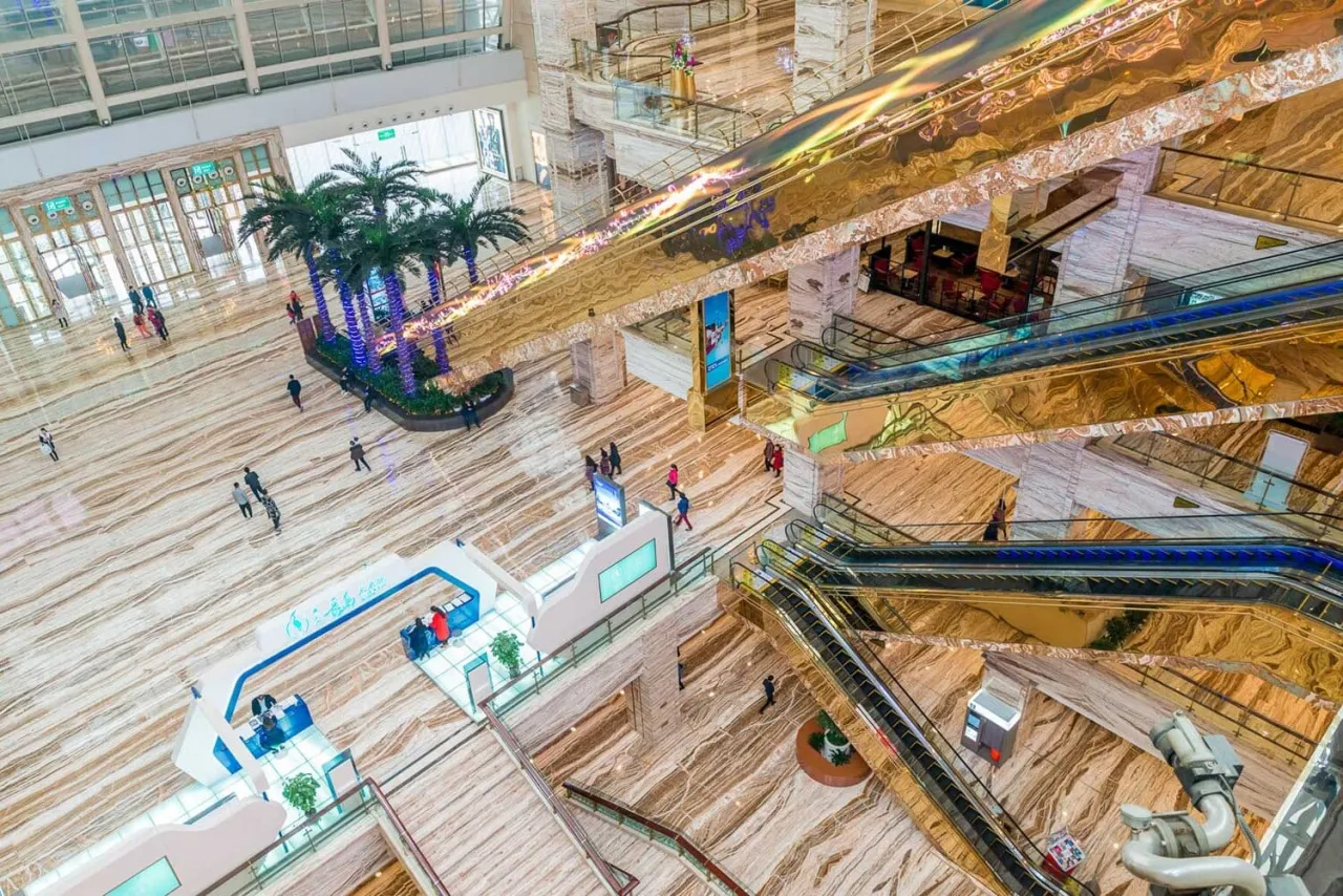 New Century Global Center Chengdu wnętrze