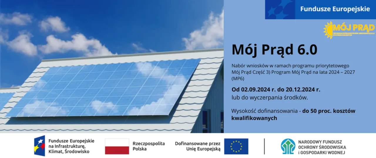 panele fotowoltaiczne program M&oacute;j Prąd