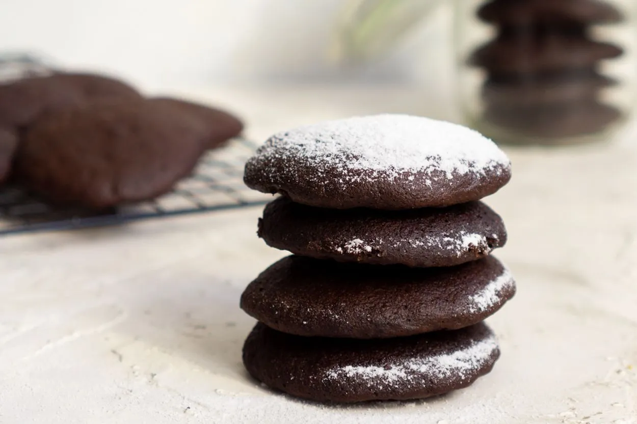 składniki na ciastka czekoladowe z buraka