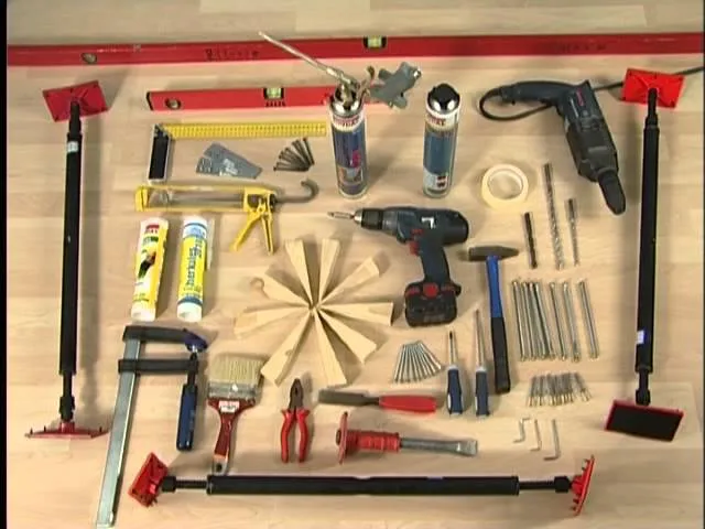 narzędzia do montażu drzwi domowych