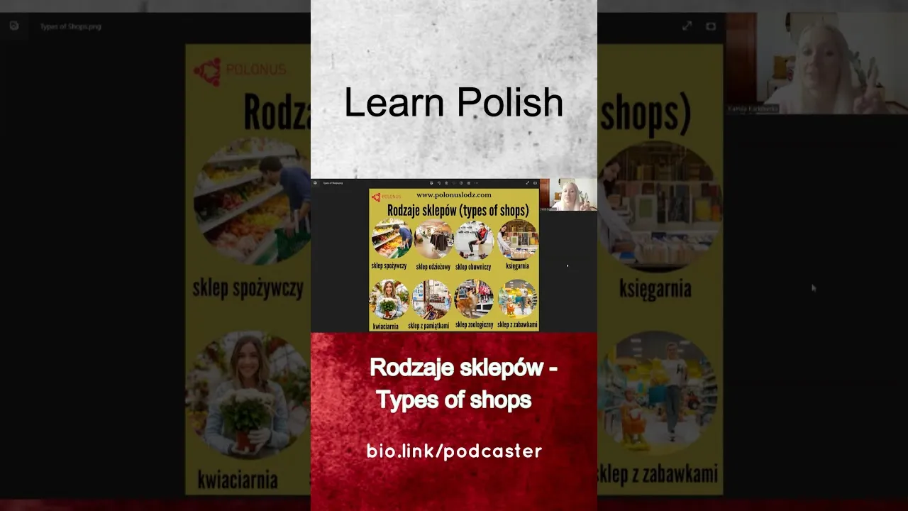 Różne typy sklepów osiedlowych: spożywczy, piekarnia, kawiarnia