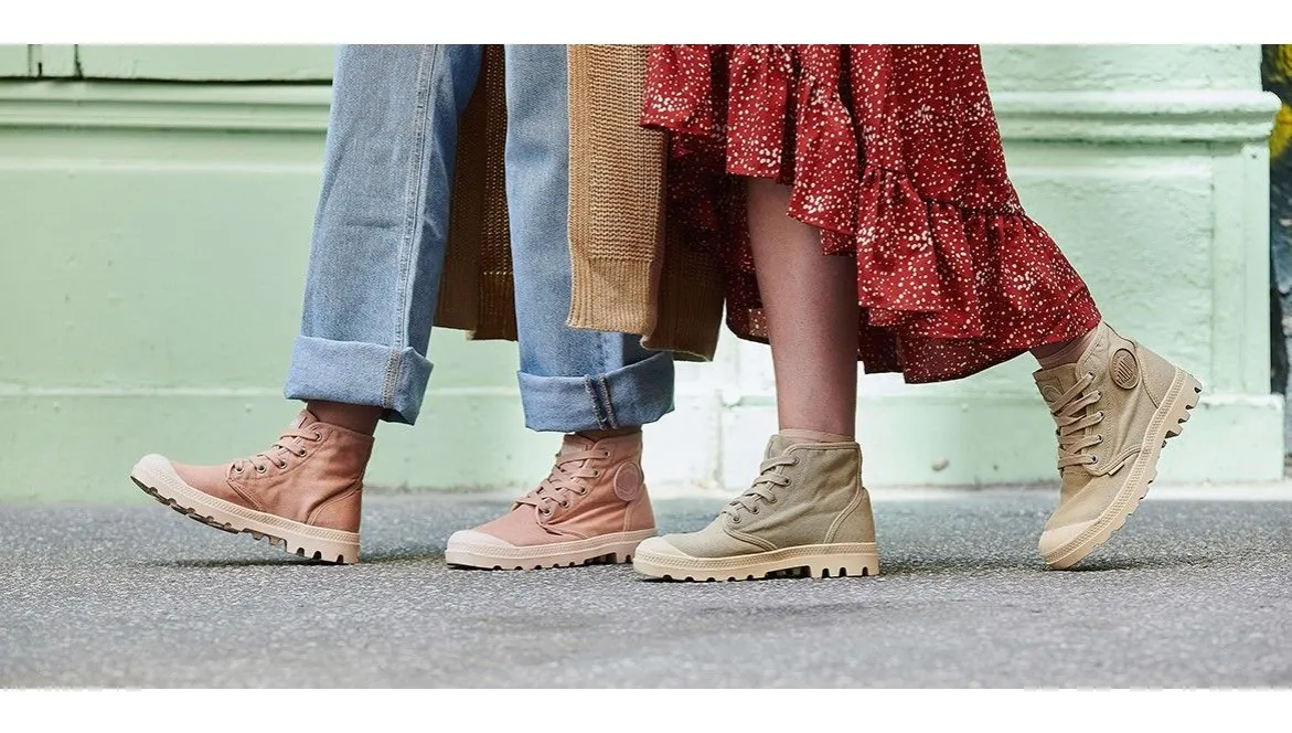 palladium buty damskie sukienka stylizacje