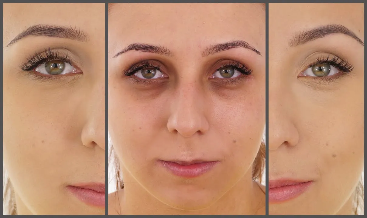 Koło barw do korekcji cieni pod oczami