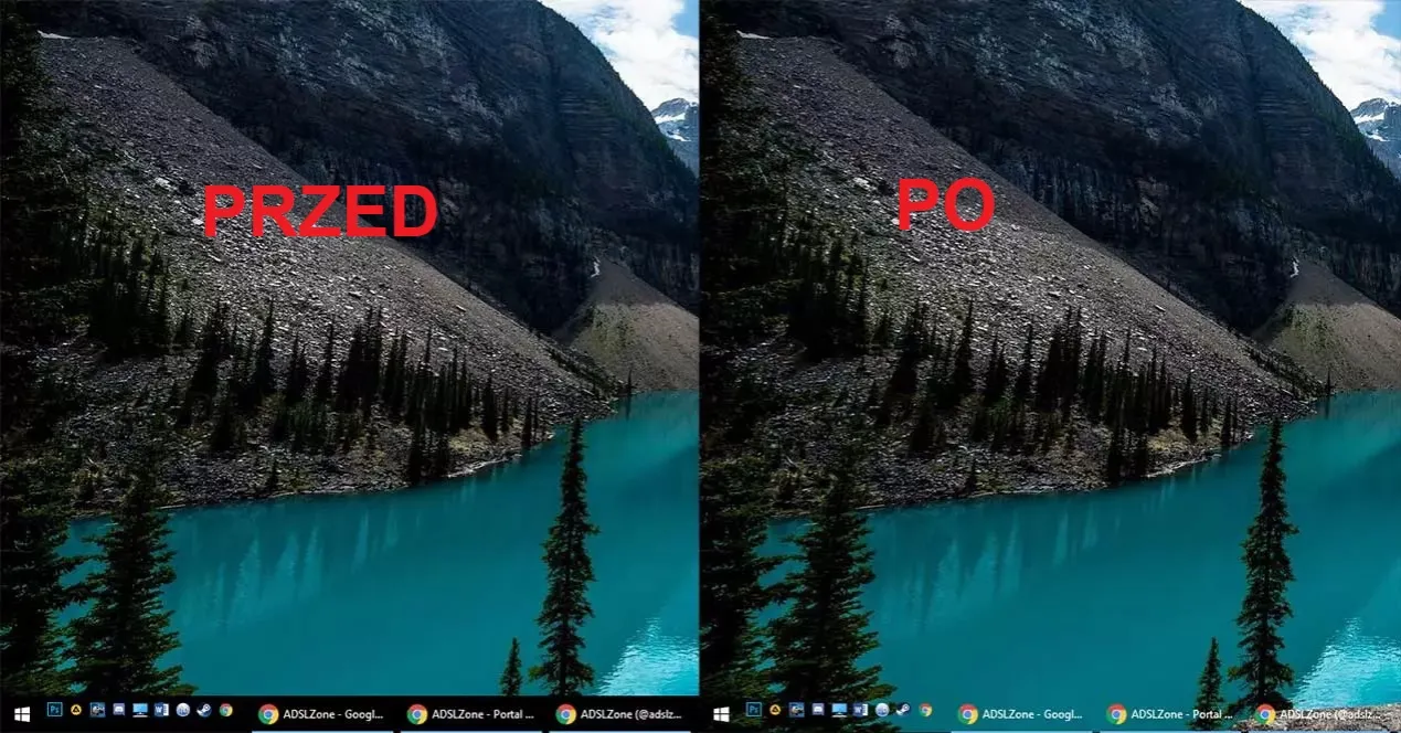 Windows 11 mały pasek zadań por&oacute;wnanie