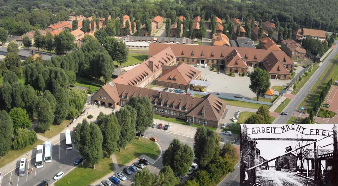 Państwowe Muzeum Auschwitz-Birkenau widok ogólny