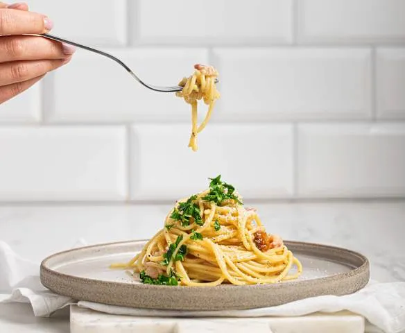 thermomix przygotowanie carbonara