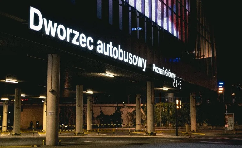 Dworzec Autobusowy Poznań Główny wejście