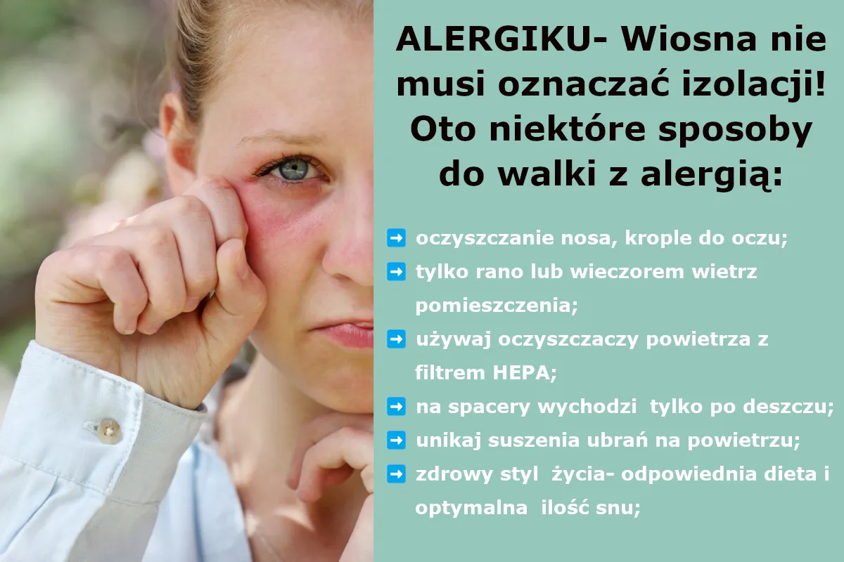 Alergia na pyłki objawy
