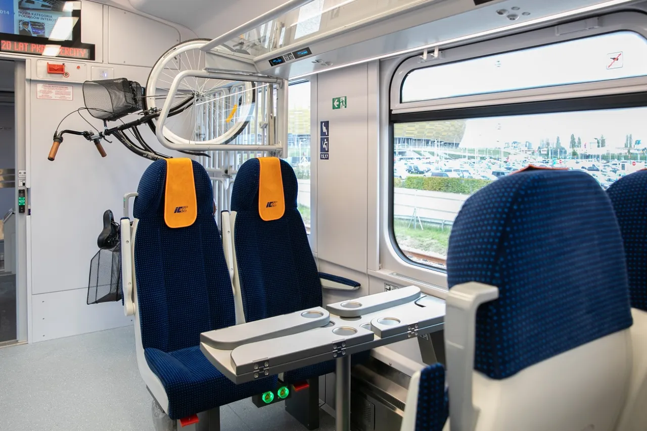Rower w pociągu PKP Intercity